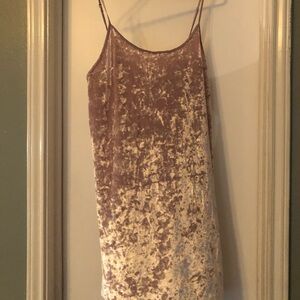 Victoria's Secret Pink and Cream Velvet Slip